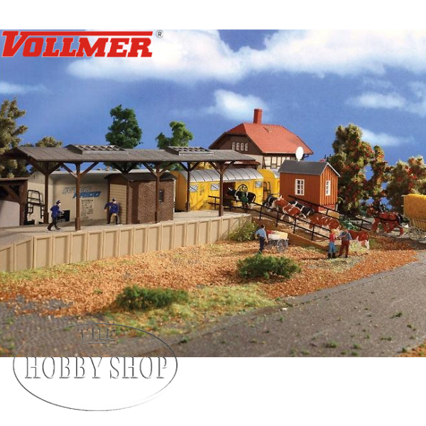 Vollmer 1/87 HO Platform with Loading Ramp