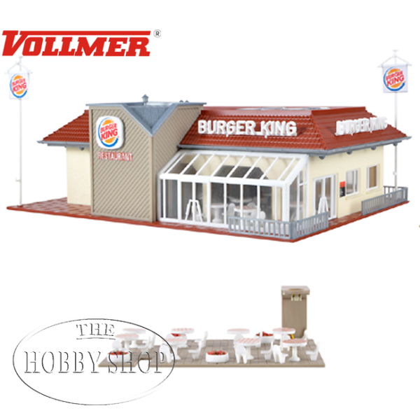 Enjoy those tasty burgers... The LED-lighting let you see the interior.