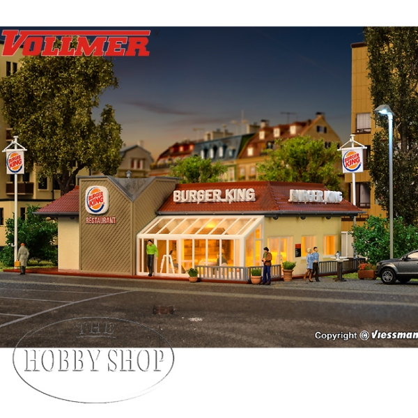 Vollmer 1/87 HO Burger king Restaurant