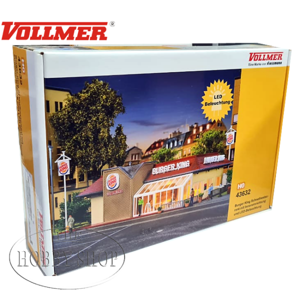 Vollmer 1/87 HO Burger king Restaurant