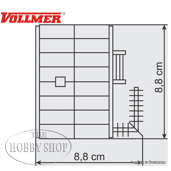 Vollmer 1/87 HO  Snack Bar DOER AND PIZZA 45151