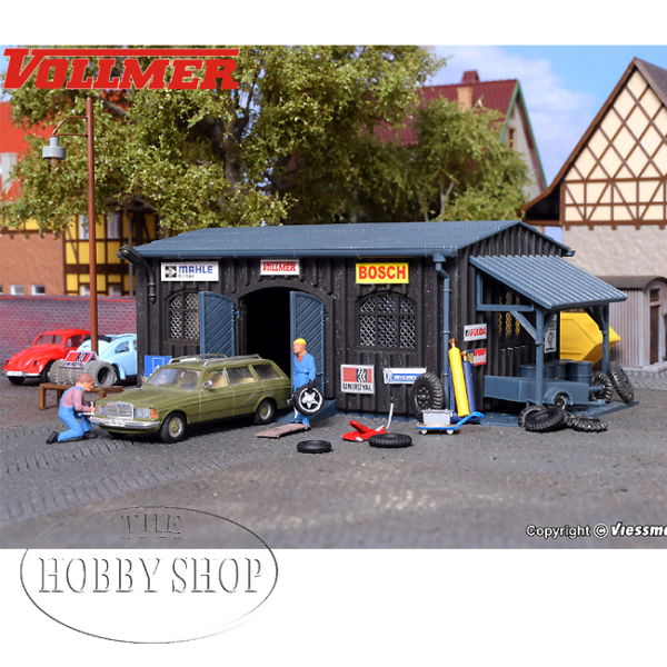 Vollmer 1/87 HO Service Station Garage