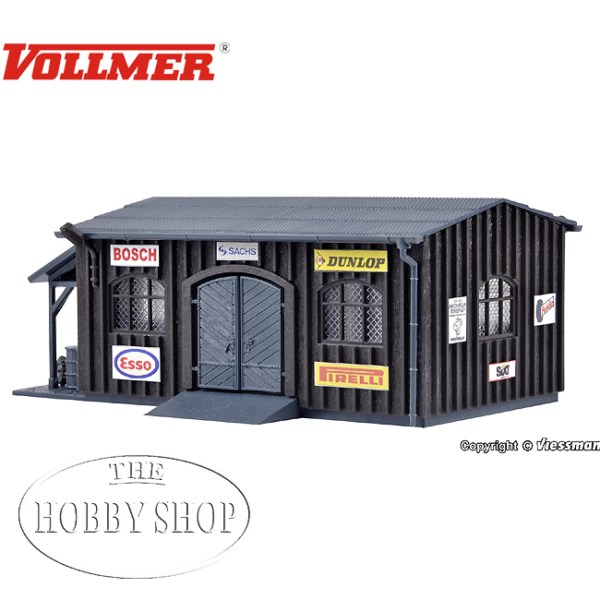 Vollmer 1/87 HO Service Station Garage