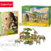 Cubic African Wildlife 3D Puzzle