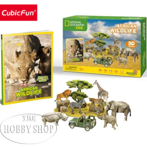 Cubic African Wildlife 3D Puzzle