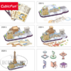 Cubic Fun City Line Paris 3D Puzzle