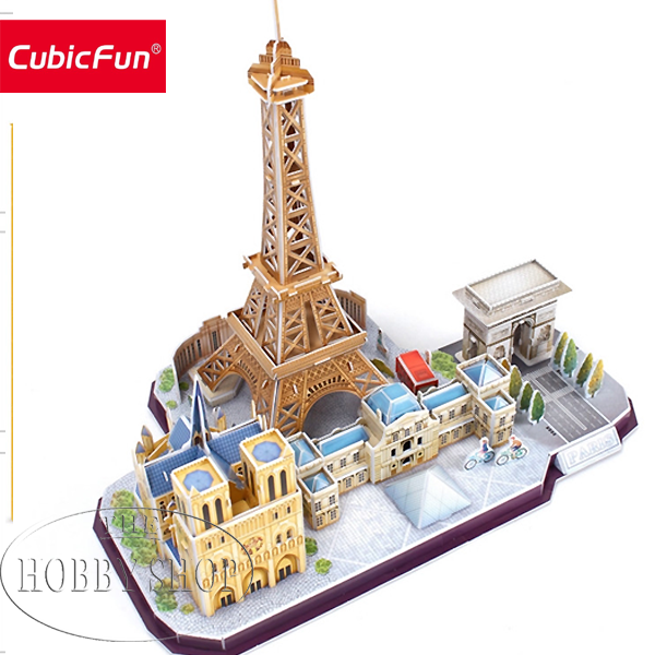 Cubic Fun City Line Paris 3D Puzzle