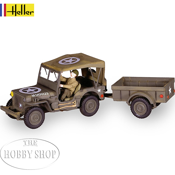 US 1/4 Ton Truck & Trailer