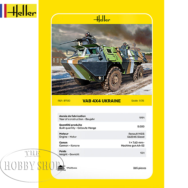 Heller 1/35 VAB 4x4 Ukraine