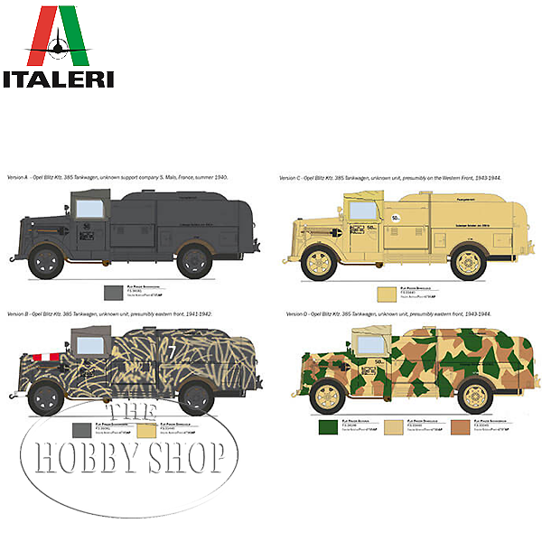 Italeri 1/48 Opel Blitz Tankwagen