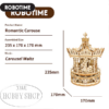 Robotime Romantic Carousel Mechanical Music Box