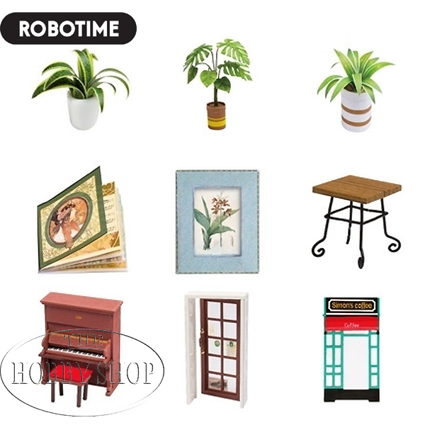 Robotime DIY House Simon`s Coffee Shop Kit