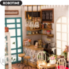 Robotime DIY House Simon`s Coffee Shop Kit