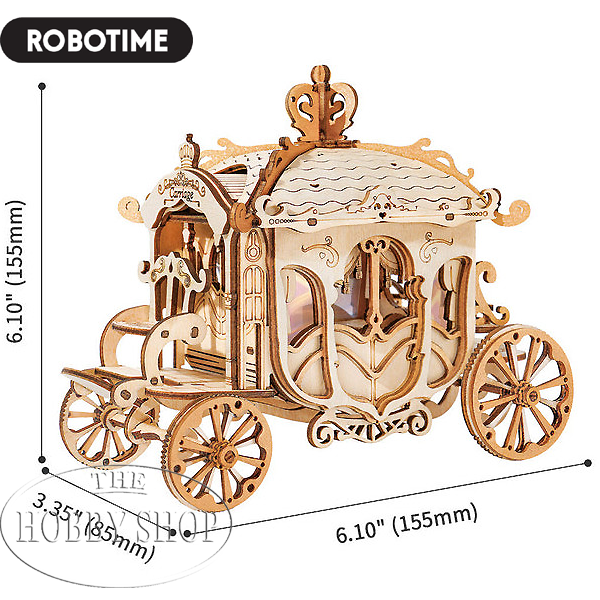 Robotime Carriage Wooden 3D Puzzle