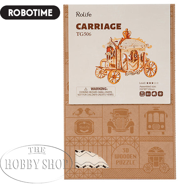 Robotime Carriage Wooden 3D Puzzle