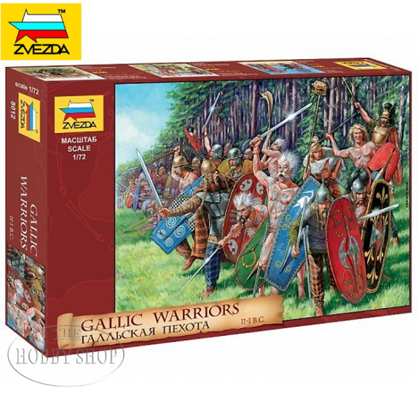 Zvezda 1/72 Gailic Warriors II-I BC
