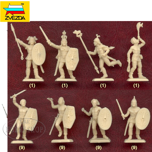 Zvezda 1/72 Gailic Warriors II-I BC