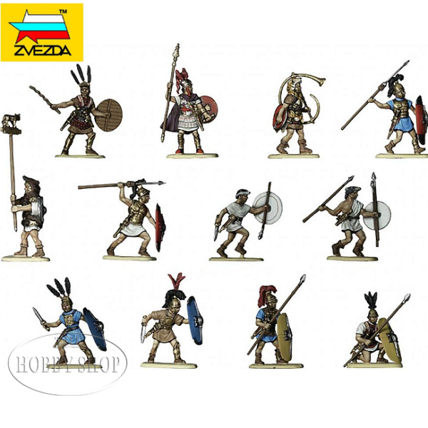 Zvezda 1/72 Rebublica Rome Infantry III-II BC (40 figurines)