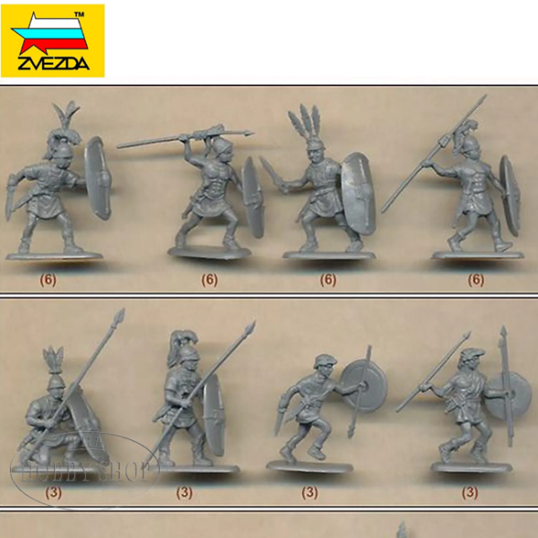 Zvezda 1/72 Rebublica Rome Infantry III-II BC (40 figurines)