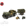 Airfix 1/72 Willys British Airbourne Jeep & Trailer