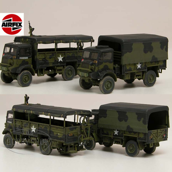 Airfix 1/72 Bedford QLT & QLD Trucks