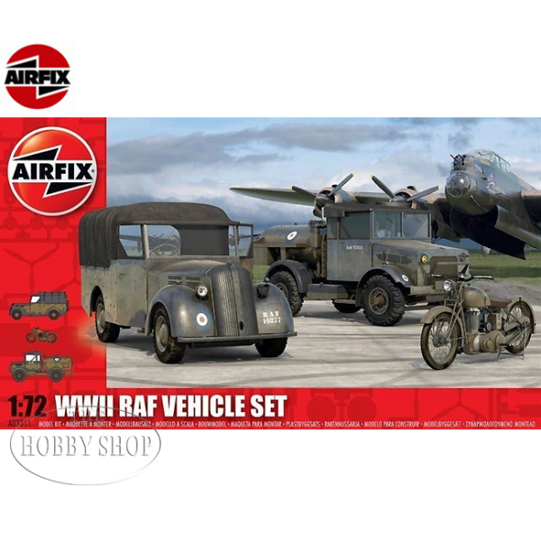 Airfix 1/72 WWII RAF Vehicle Set