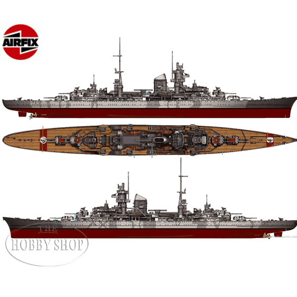 Airfix 1/600 Prinz Eugen