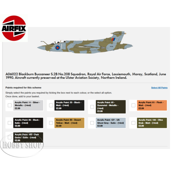 Airfix 1/72 Blackburn Buccaneer S.2B