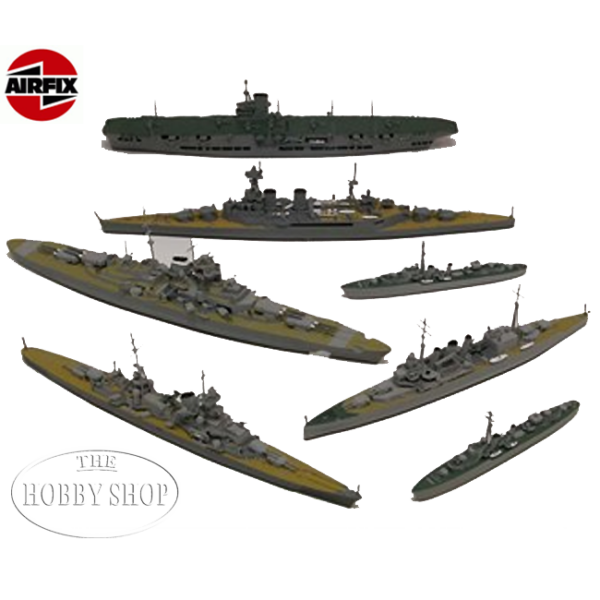 1/1200 Waterline Sink The Bismark Set