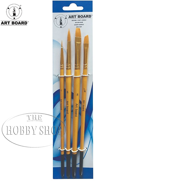 Taklon Paint Brush Set A (4pcs)