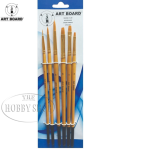 Taklon Paint Brush Set B (6 pieces)