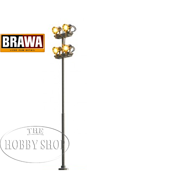 Brawa 1/87 HO Floodlight 4 Spot