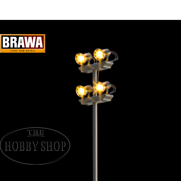 Brawa 1/87 HO Floodlight 4 Spot