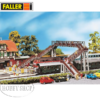 Faller 1/87 HO Double Footbridge (21.5cm internal)