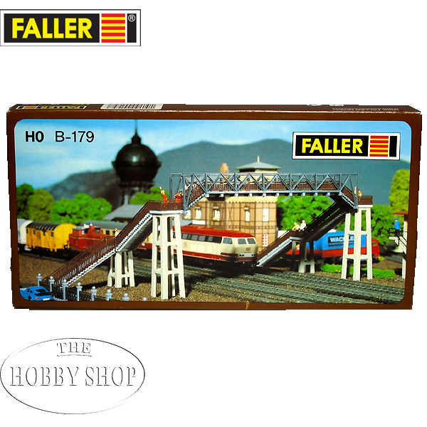 Faller 1/87 HO Double Footbridge (21.5cm internal)
