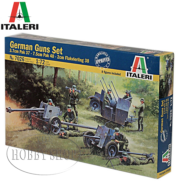 Italeri 1/72 German Guns Set