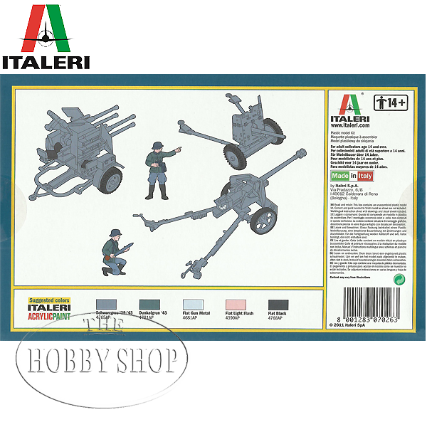 Italeri 1/72 German Guns Set