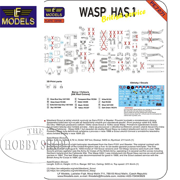 LF Models 1/72 Westland Wasp HAS.1 LF Models 1/72 Westland Wasp HAS.1