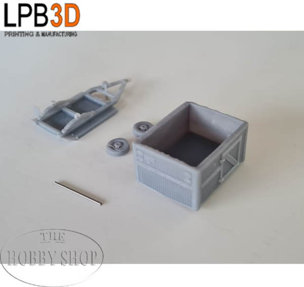 LPB3D 1/87 HO SAR SAS Bus Trailer (Kit)