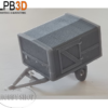 LPB3D 1/87 HO SAR SAS Bus Trailer (Kit)