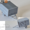 LPB3D 1/87 HO SAR SAS Bus Trailer (Kit)