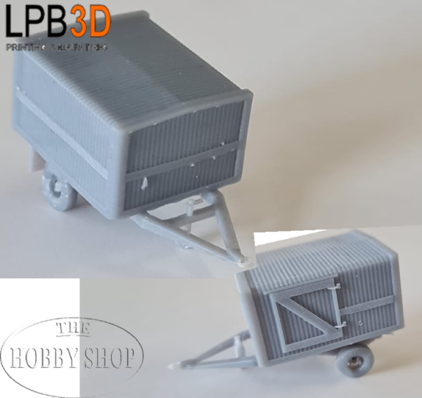 LPB3D 1/87 HO SAR SAS Bus Trailer (Kit)