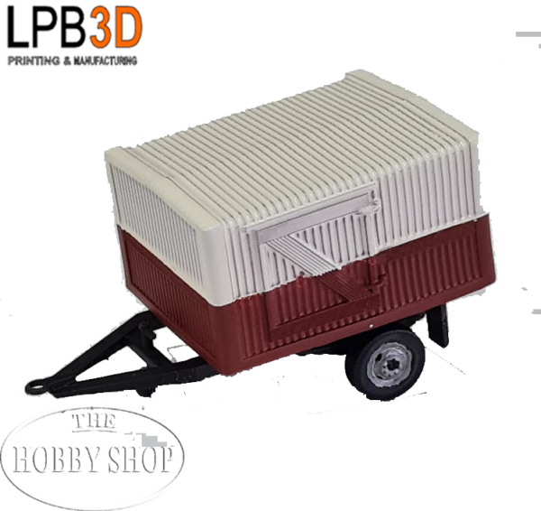 LPB3D 1/87 HO SAR SAS Bus Trailer (Kit)