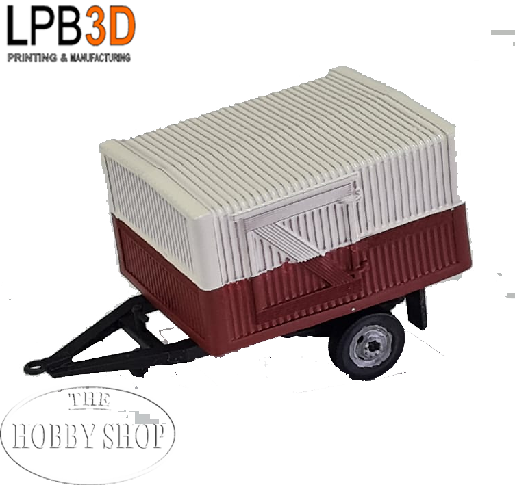 LPB3D 1/87 HO SAR SAS Bus Trailer