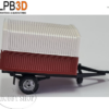 LPB3D 1/87 HO SAR SAS Bus Trailer (Kit)