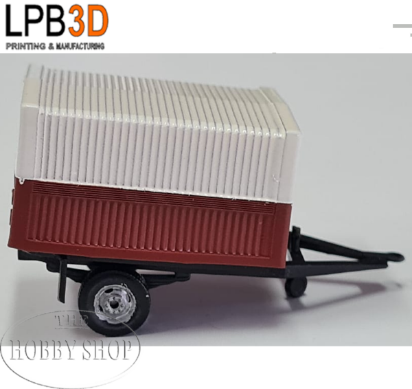 LPB3D 1/87 HO SAR SAS Bus Trailer (Kit)
