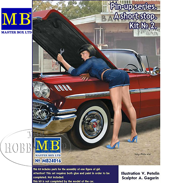 Master Box 1/24 Pin-Up Series A Short Stop 2