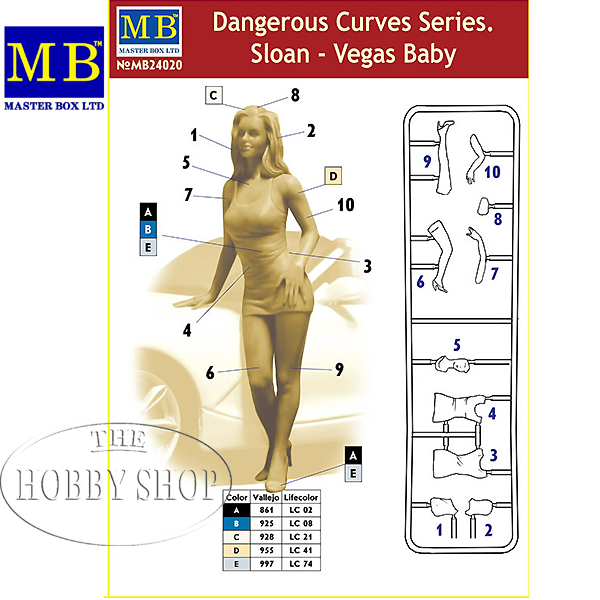 Master Box 1/24 Slogan - Vegas Baby