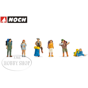 Noch HO Backpackers & Hitchikers