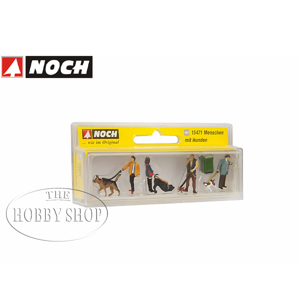Noch HO People With Dogs